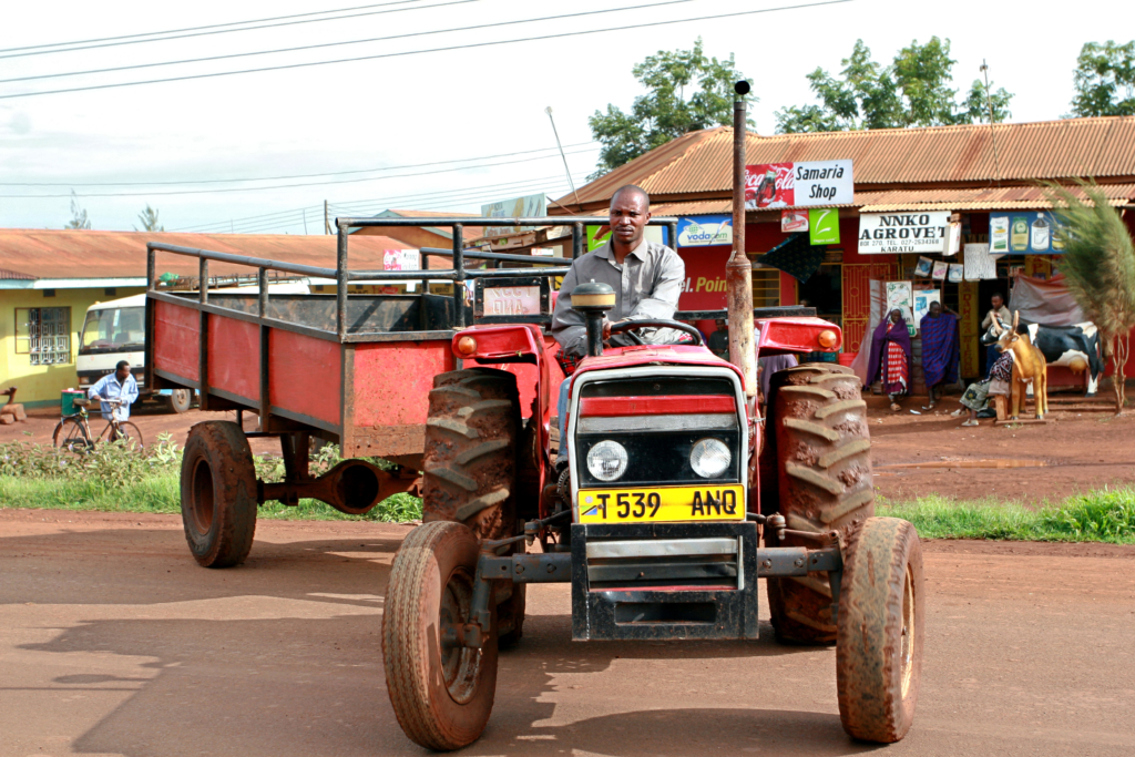 Tanzania tractor driver